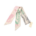 Hermes Scarf Twilly Boucles Et Maillons Fiselle Rose Vif Silk