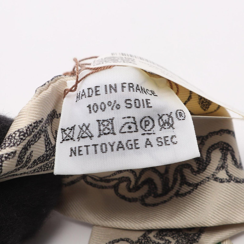 Hermes Scarf Twilly Boucles Et Maillons Fiselle Rose Vif Silk — view 5