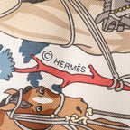 Hermes Scarf Carre 70 Equipements a Cheval Sur L'elegance Silk — view 2