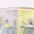 Hermes Scarf Carre 90 Voitures Exquises Gray Silk — view 4