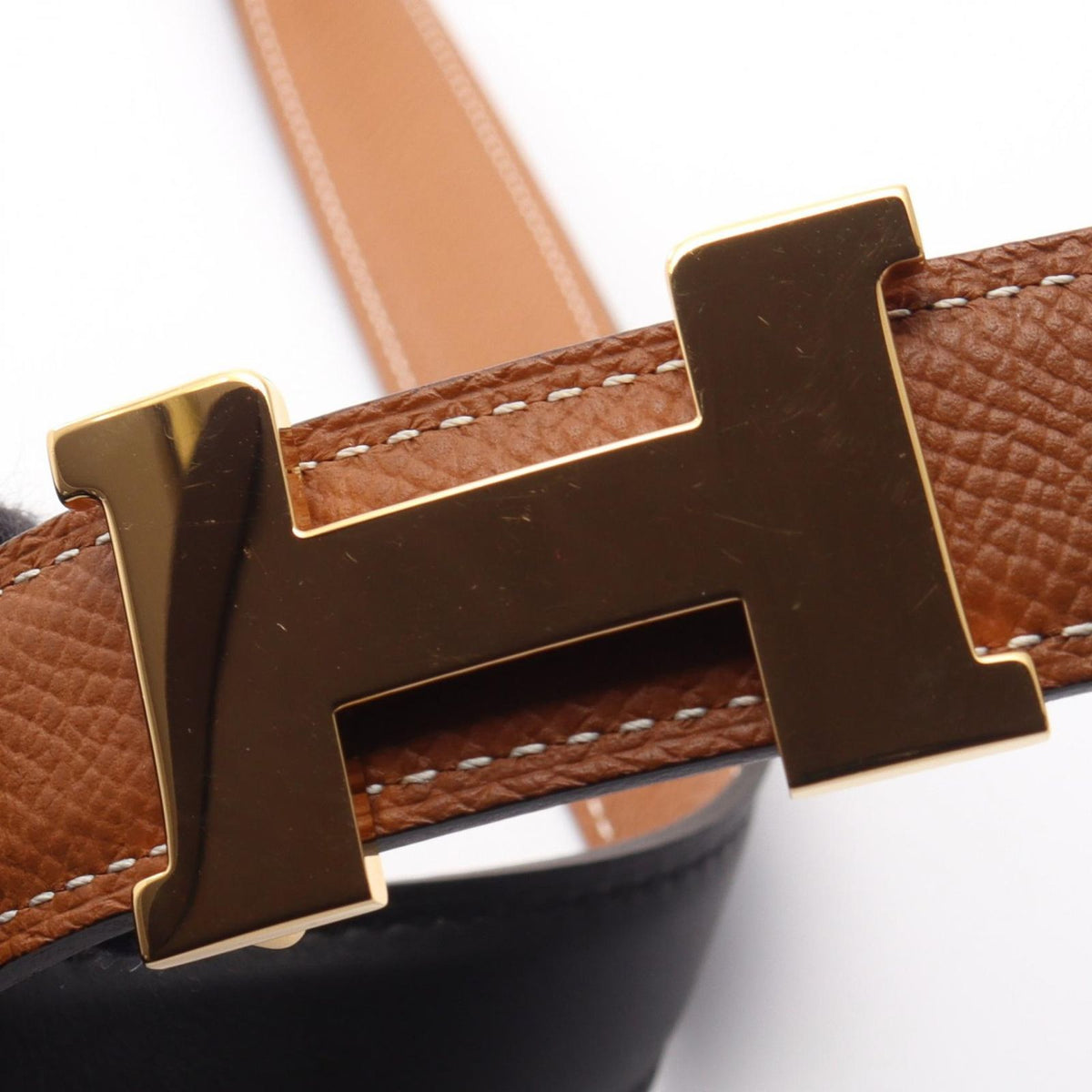 Hermes Belt Mini Constance H Reversible Brown H Epsom Veau — view 8