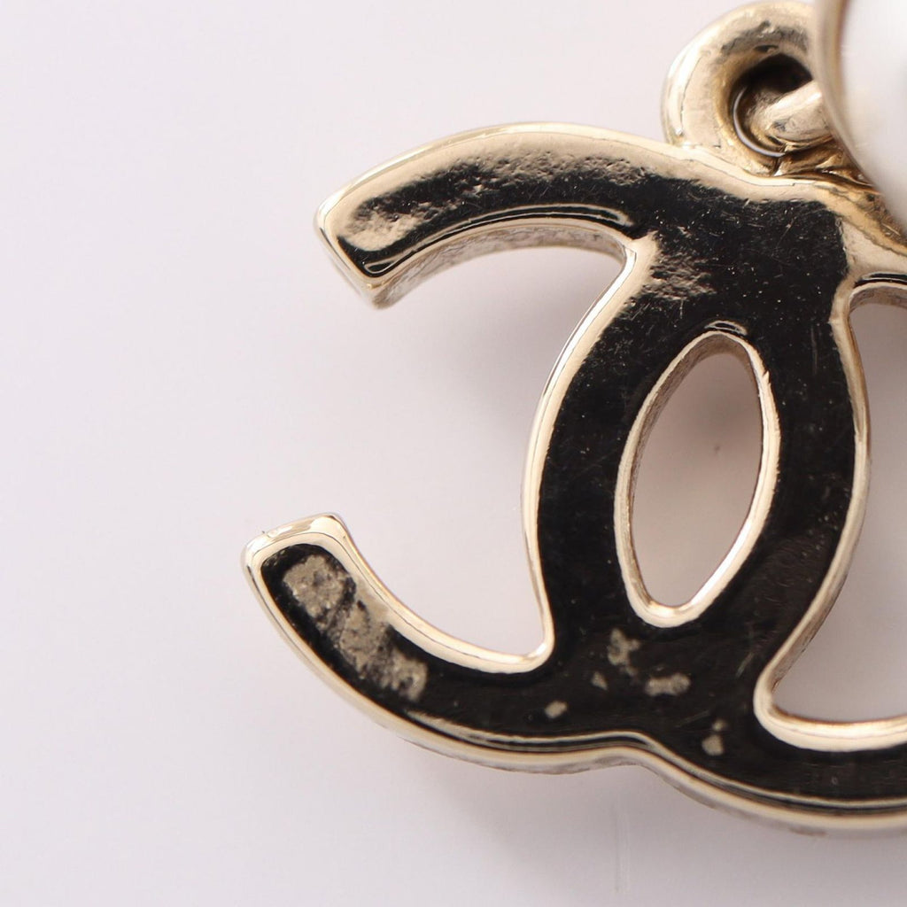 Chanel Earrings CC Logo Drop — view 8
