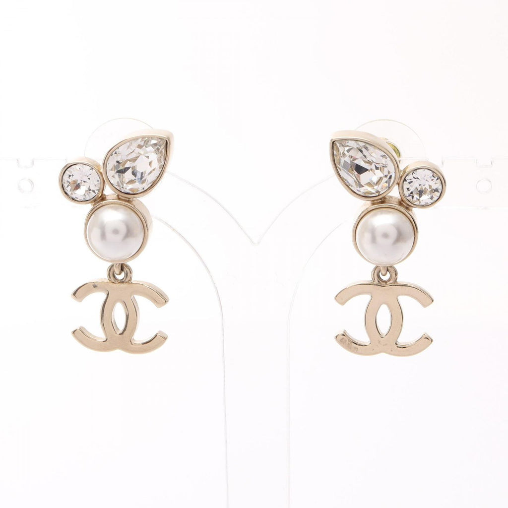 Chanel Earrings CC Logo Drop