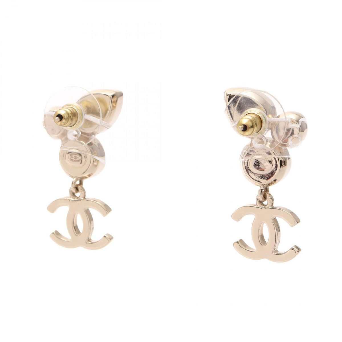 Chanel Earrings CC Logo Drop — view 2