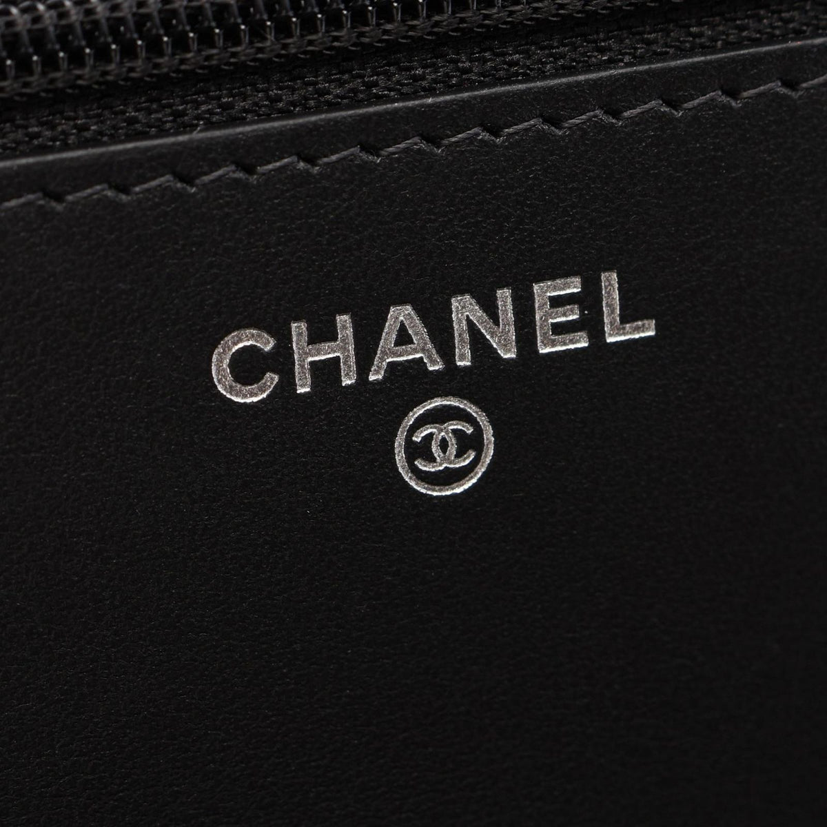 Chanel Shoulder Bag Boy Quilted Black Caviar Leather Chain Wallet — view 4