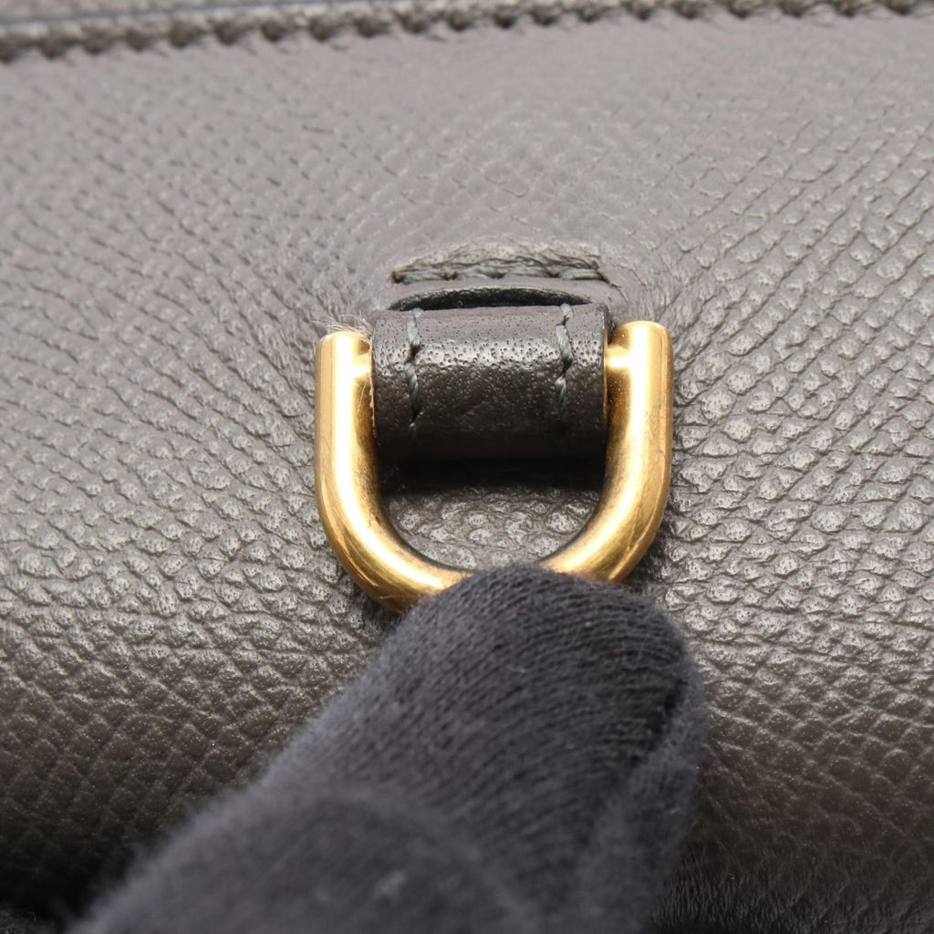 Celine Belt Bag Micro 2-Way Gray Leather — view 8
