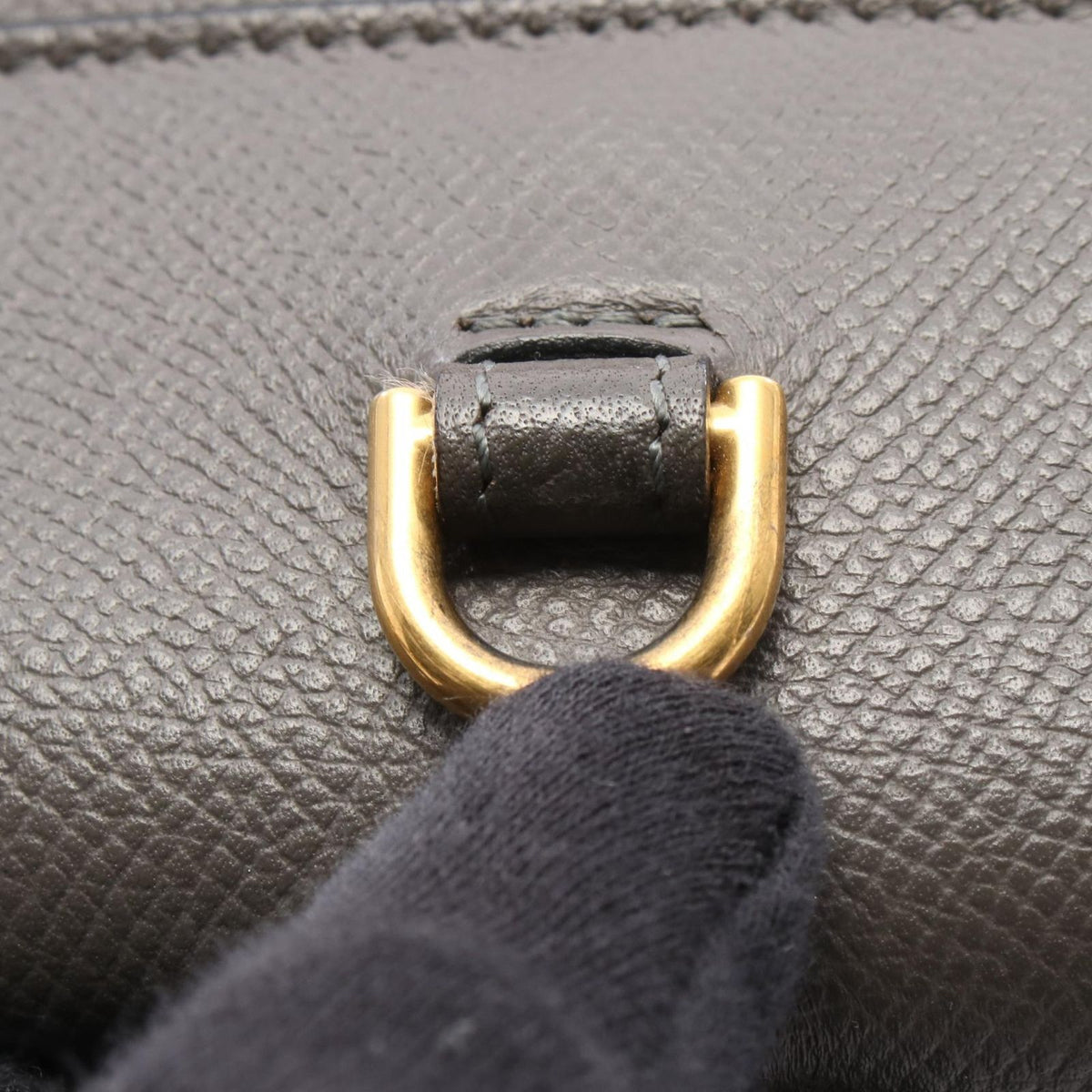 Celine Belt Bag Micro 2-Way Gray Leather — view 8