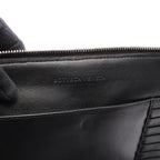 Bottega Veneta Clutch Perforated Dark Brown Black Leather — view 4