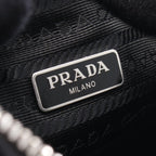 Prada Shoulder Bag Re Edition 2005 Black Nylon Leather 2-Way — view 4