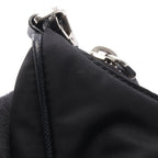 Prada Shoulder Bag Re Edition 2005 Black Nylon Leather 2-Way — view 8
