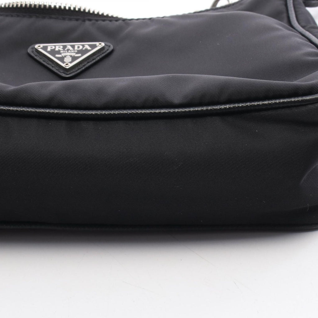 Prada Shoulder Bag Re Edition 2005 Black Nylon Leather 2-Way — view 5