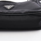 Prada Shoulder Bag Re Edition 2005 Black Nylon Leather 2-Way — view 5