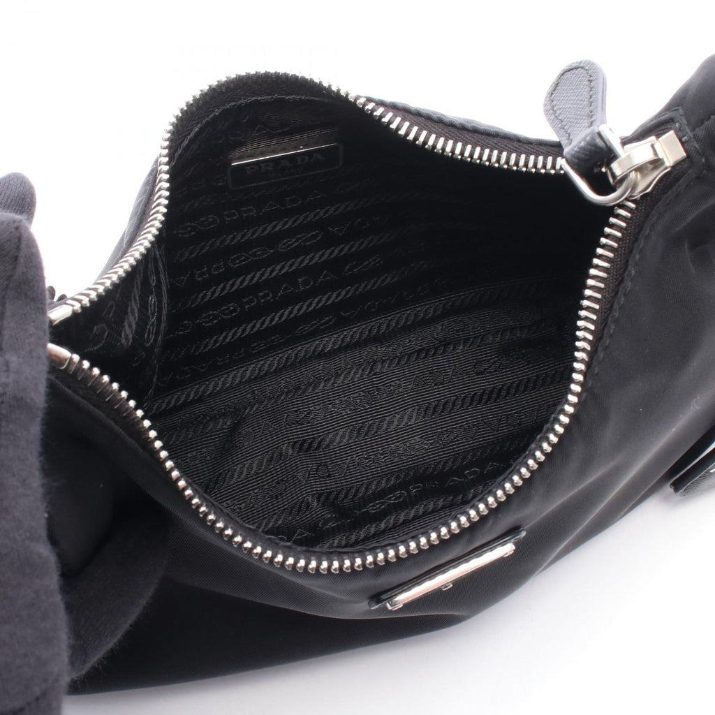 Prada Shoulder Bag Re Edition 2005 Black Nylon Leather 2-Way — view 3