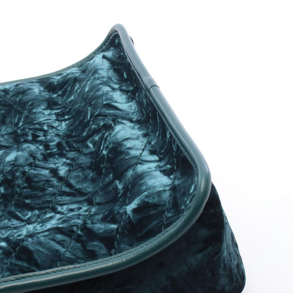 Saint Laurent Paris Shoulder Bag Niki Baby Blue Green Fabric — view 5