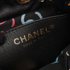 Chanel Backpack Quilted Black Lambskin Small Chain — view 4
