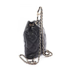 Chanel Backpack Quilted Black Lambskin Small Chain — view 2