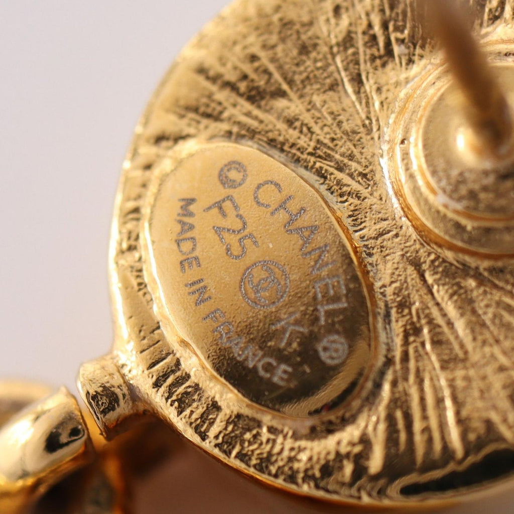 Chanel Earrings CC Logo — view 3