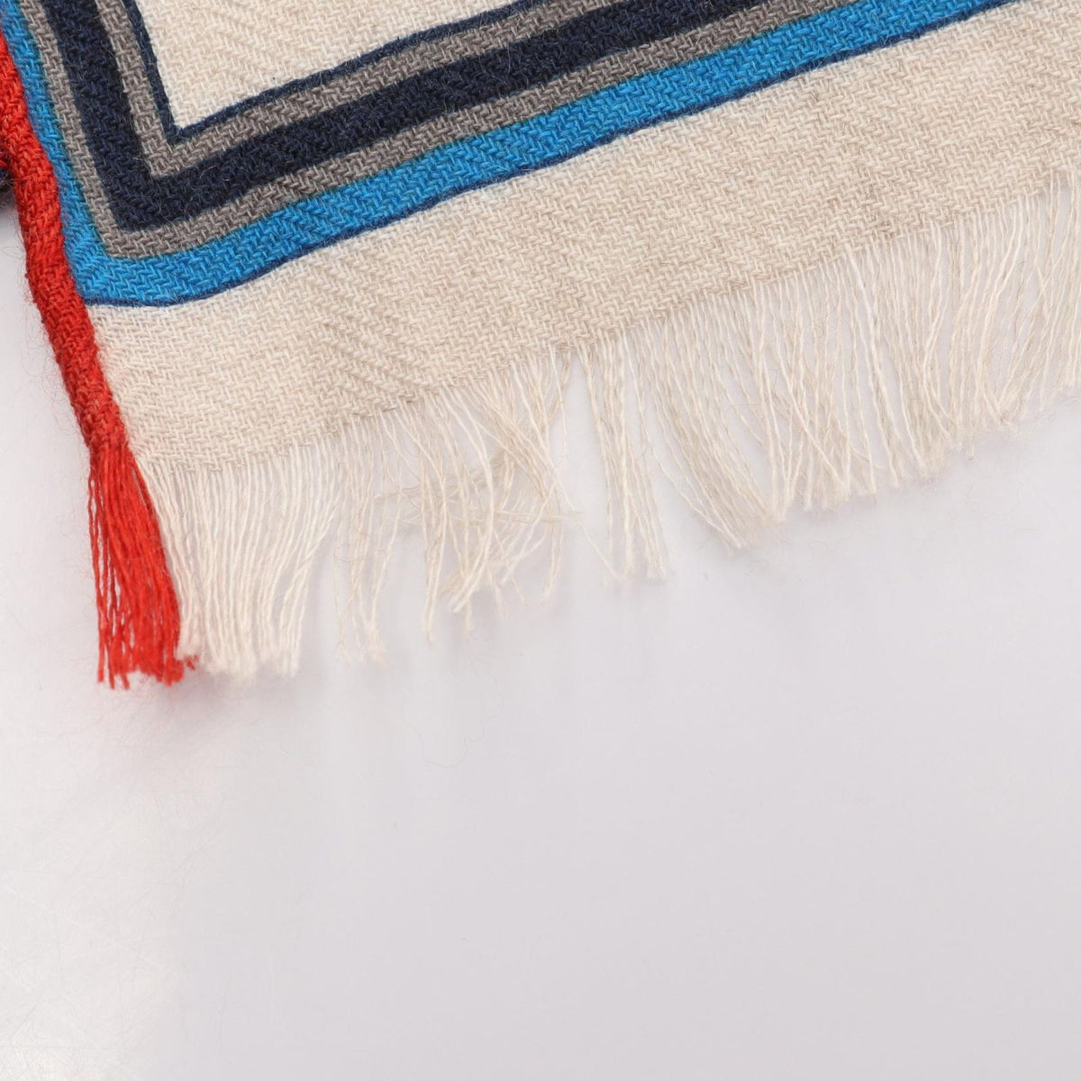 Hermes Shawl Rectangle Lettres Equestres Silk Scarf — view 6