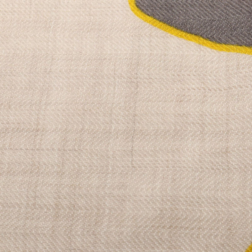 Hermes Shawl Rectangle Lettres Equestres Silk Scarf — view 7