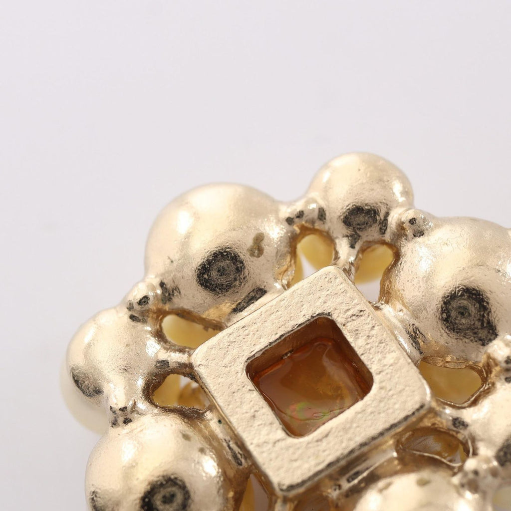 Chanel Necklace CC Logo Flower YG — view 7
