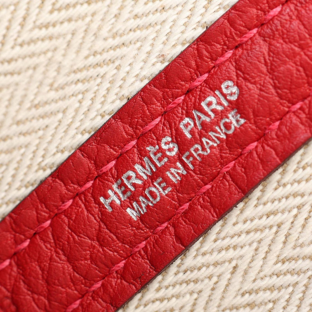 Hermes Tote Bag Garden Party PM Rouge Piment — view 4