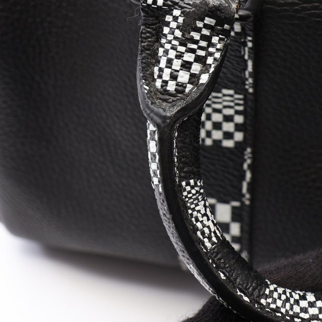Louis Vuitton Handbag City Keepall XS Damiedi Torted 2-Way Noir White Orange — view 7