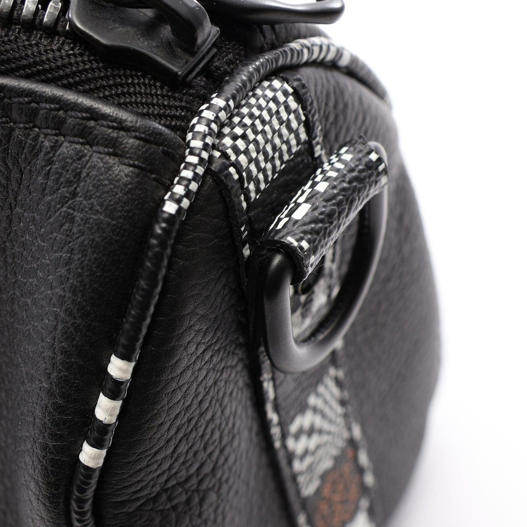 Louis Vuitton Handbag City Keepall XS Damiedi Torted 2-Way Noir White Orange — view 8