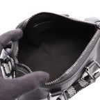 Louis Vuitton Handbag City Keepall XS Damiedi Torted 2-Way Noir White Orange — view 3
