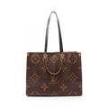 Louis Vuitton Shoulder Bag On The Go GM Monogram Giant Reverse Leather