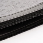 Louis Vuitton Shoulder Bag Trio Messenger Monogram Shadow Gray Leather — view 6