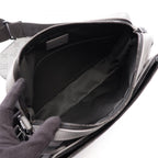 Louis Vuitton Shoulder Bag Trio Messenger Monogram Shadow Gray Leather — view 3