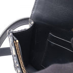 Dior Waist Bag Saddle Oblique Belt Pouch S Navy Ivory Canvas Leather — view 5
