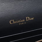 Dior Waist Bag Saddle Oblique Belt Pouch S Navy Ivory Canvas Leather — view 4