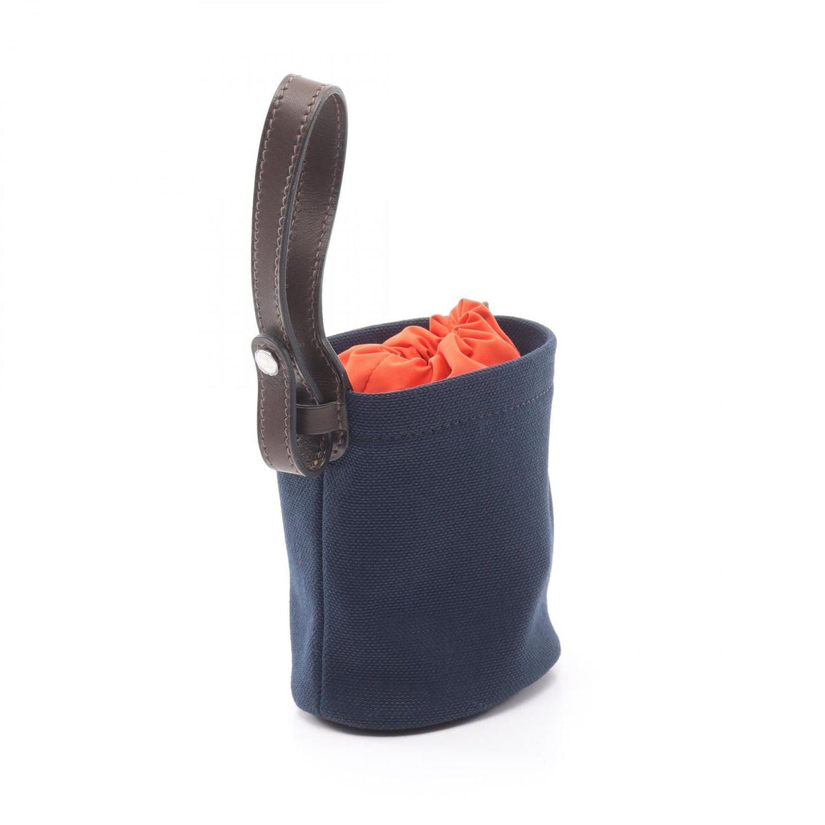 Hermes Pouch Dog Treats Navy Hoo Canvas — view 2