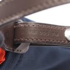 Hermes Pouch Dog Treats Navy Hoo Canvas — view 5
