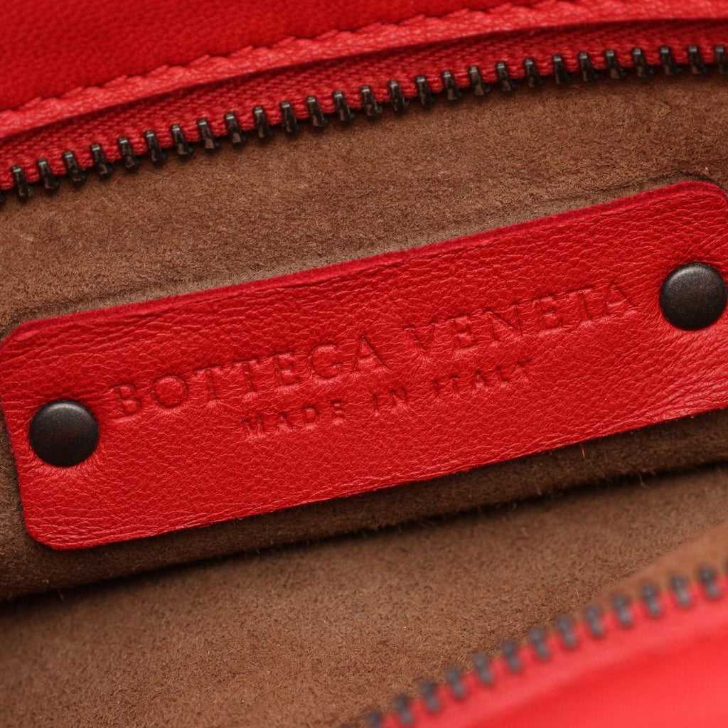 Bottega Veneta Tote Bag Intrecciato 2-Way Red Leather — view 4