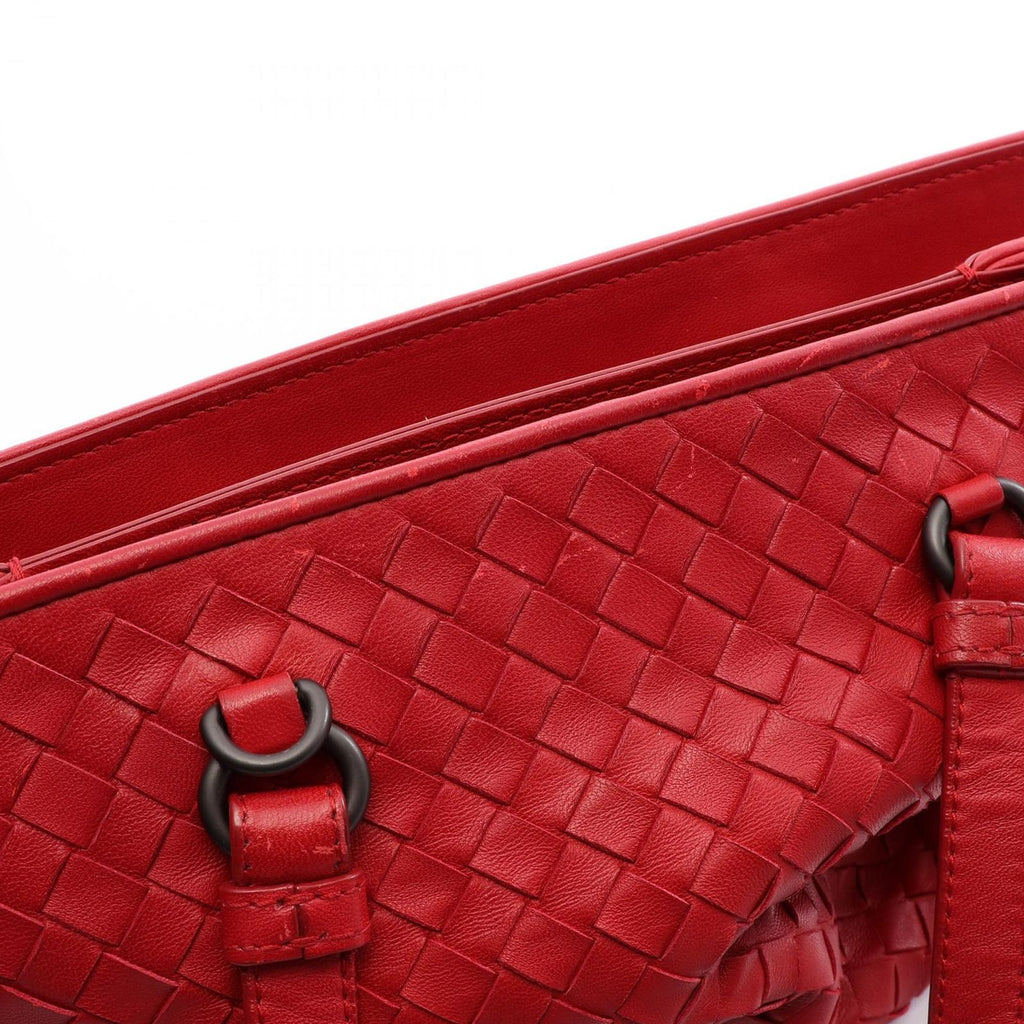 Bottega Veneta Tote Bag Intrecciato 2-Way Red Leather — view 5