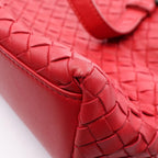 Bottega Veneta Tote Bag Intrecciato 2-Way Red Leather — view 7