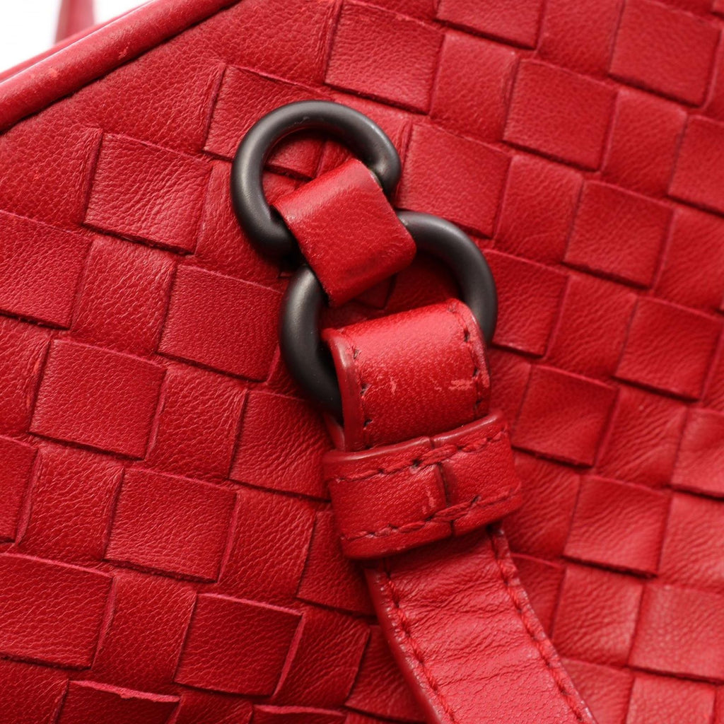 Bottega Veneta Tote Bag Intrecciato 2-Way Red Leather — view 8