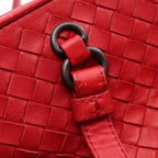 Bottega Veneta Tote Bag Intrecciato 2-Way Red Leather — view 8