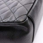 Chanel Tote Bag Quilted Grand Shopping GST Black Caviar Leather GST Chain — view 6