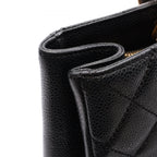 Chanel Tote Bag Quilted Grand Shopping GST Black Caviar Leather GST Chain — view 7
