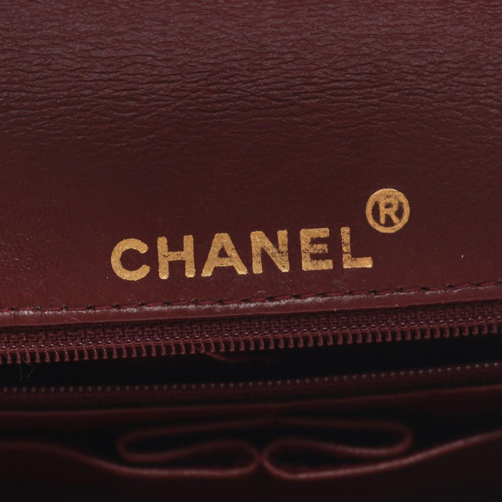 Chanel Shoulder Bag Quilted Black Lambskin Small Flap Chain — view 4