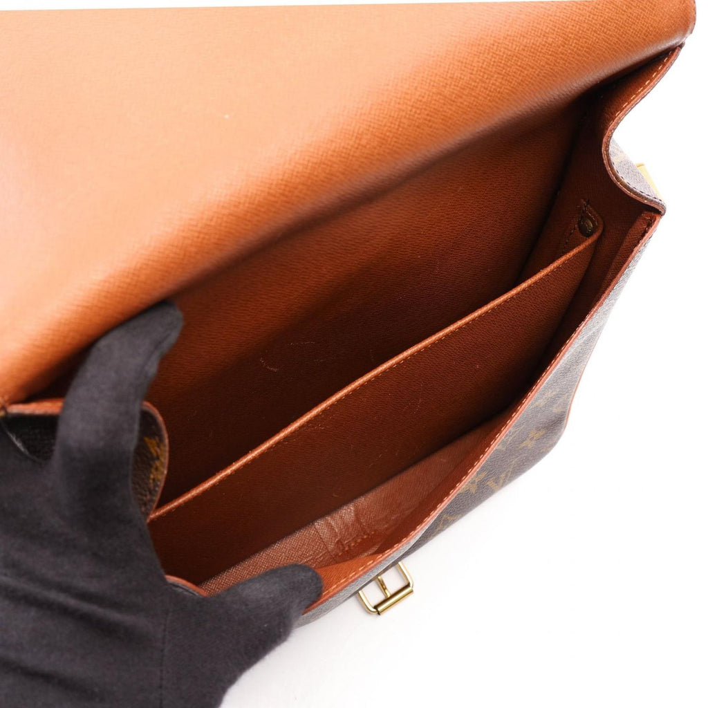 Louis Vuitton Shoulder Bag Cartouchiere GM Monogram Leather — view 3