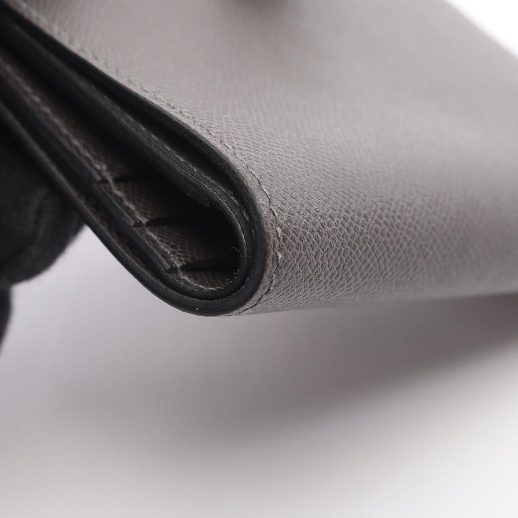 Hermes Bifold Wallet Bearn Compact Ardoise — view 7