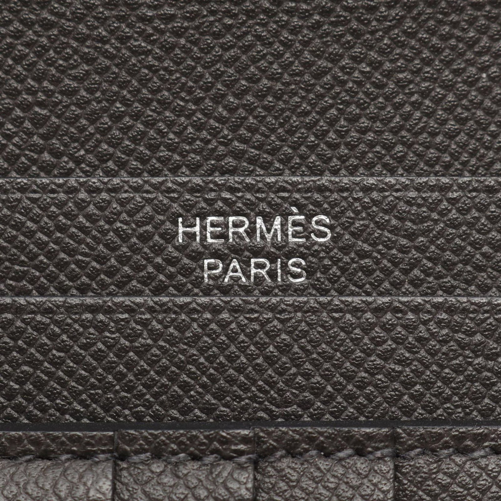 Hermes Bifold Wallet Bearn Compact Ardoise — view 5