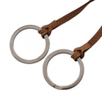 Hermes Necklace Clochette in and Out with Key Ring Brown Leather — view 5