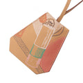 Hermes Necklace Clochette in and Out with Key Ring Brown Leather