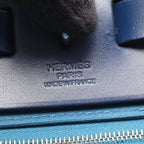 Hermes Handbag Herbag Zip PM Jaune D'or Blue Izmir PM Retourne Izumi — view 4