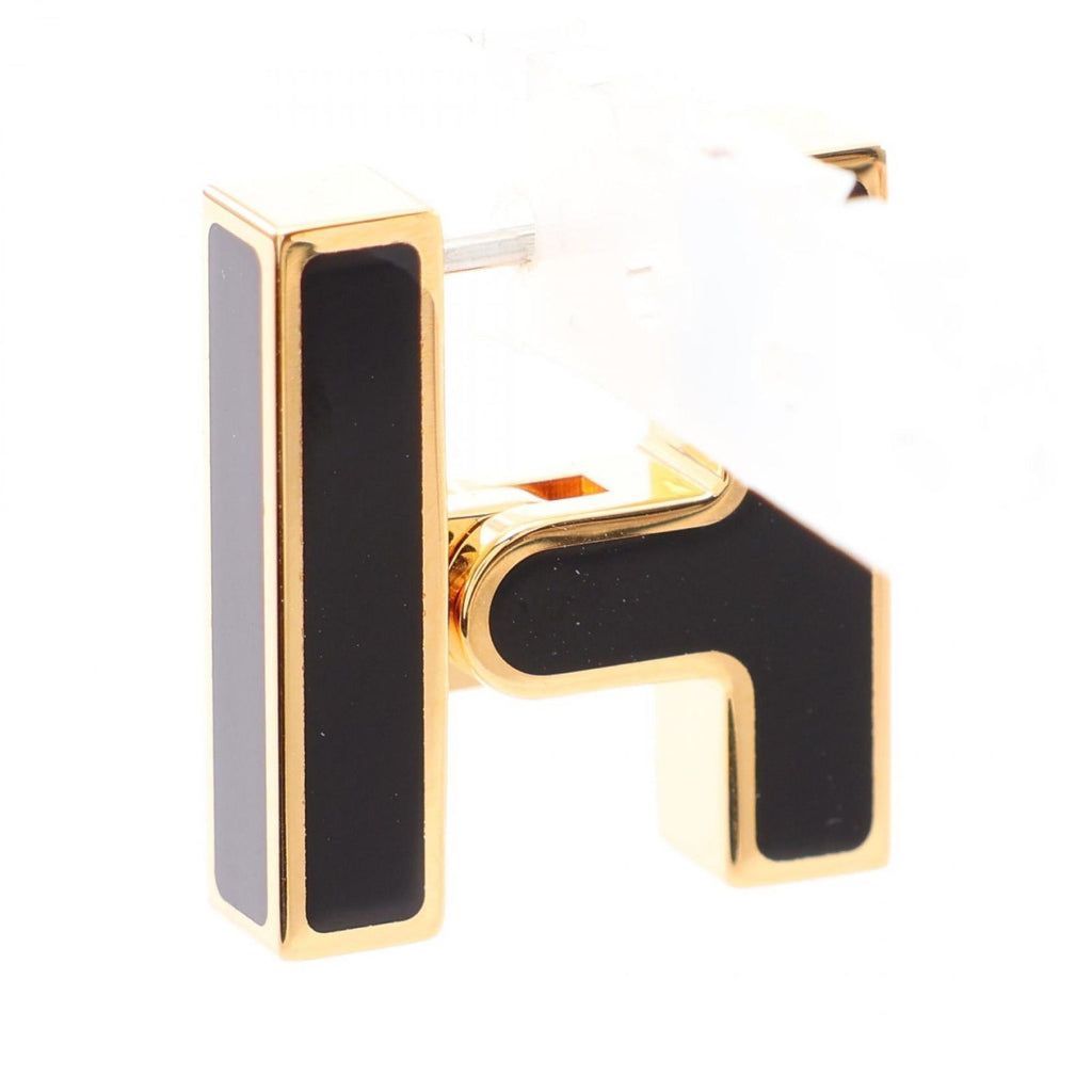Hermes Single Earrings Gold